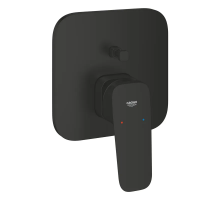 Змішувач одноважільний прихованого монтажу для ванни Grohe Cubeo з перемикачем на 2 положення (1017