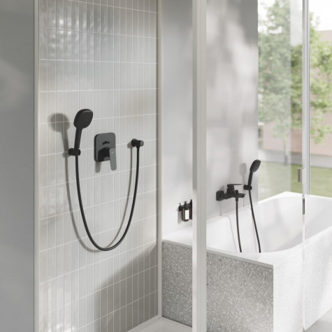 Одноважільний змішувач для ванни Grohe Cubeo (1018142430)