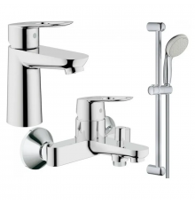 Набір змішувачів для ванни S-Size Grohe BauLoop (123214S)