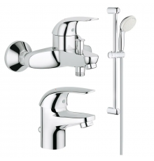Набір змішувачів Grohe Euroeco для ванної (123226S)