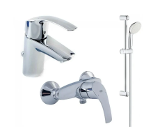 Комплект для душу, хром Grohe Eurosmart New (123576)