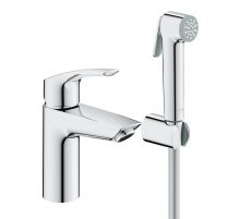 Змішувач для раковини з гігієнічним душем Grohe Eurosmart New (23124003)