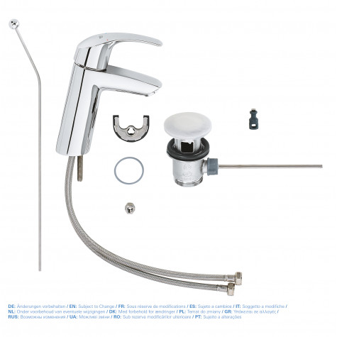 Змішувач для раковини M-розміру Grohe Eurosmart (23322001)