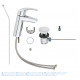 Змішувач для раковини M-розміру Grohe Eurosmart (23322001)