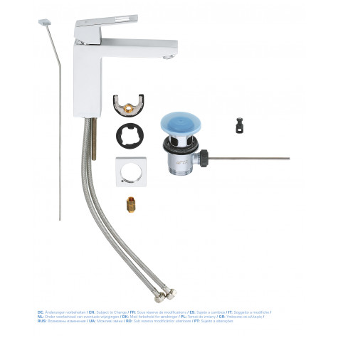 Змішувач для раковини M-розміру Grohe Eurocube (23445000)