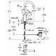 Змішувач для раковини L-розміру Grohe BauLoop (23763000)
