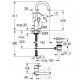 Змішувач для раковини L-розміру Grohe BauLoop New (23763001)