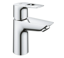 Однорычажный смеситель для раковины S-Size Grohe BauLoop New с нажимным донным клапаном (23878001)