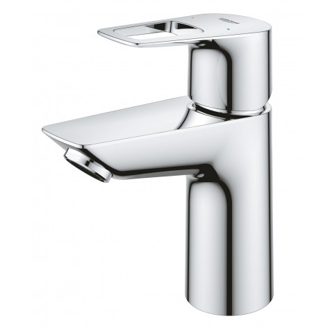 Однорычажный смеситель для раковины S-Size Grohe BauLoop New с нажимным донным клапаном (23878001)