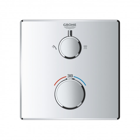 Термостат прихованого монтажу на 2 споживача Grohe Grohtherm Convent. Concealed (24079000)