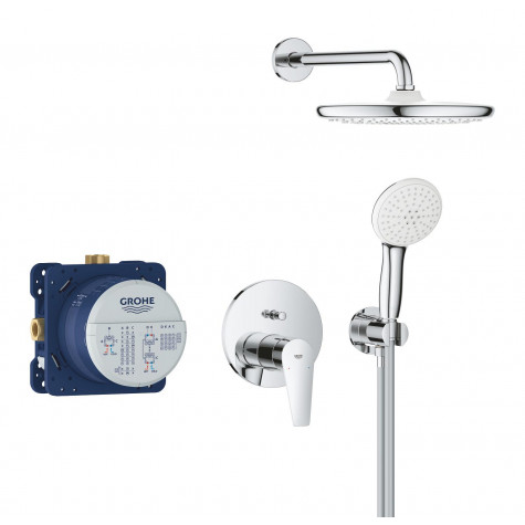 Скрытая душевая система Grohe BauEdge с Tempesta 250 (25290000)
