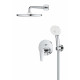 Скрытая душевая система Grohe BauEdge с Tempesta 250 (25290000)