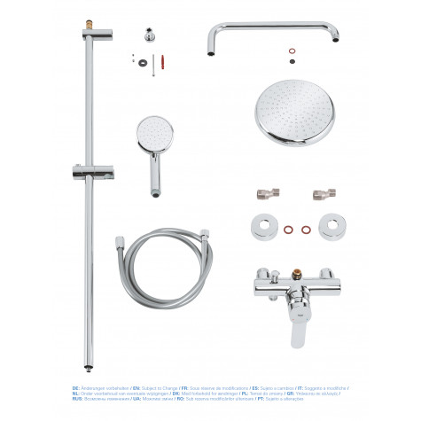 Душевая система со смесителем для душа Grohe New Tempesta Cosmop. System (26224001)