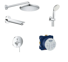 Душевая система скрытого монтажа Grohe Essence c Tempesta 250 (26416SC5)