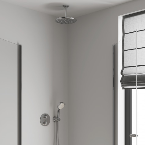 Верхний душ с потолочным кронштейном Grohe Tempesta (260000)