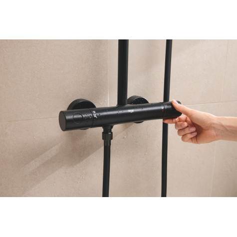 Душова система з термостатом для настінного монтажу Grohe Tempesta System 250 Cube (266892431)
