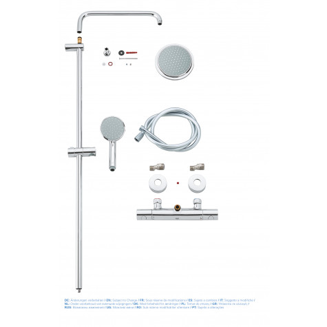 Душевая система с термостатом для душа Grohe New Tempesta Cosmop. System (27922000)