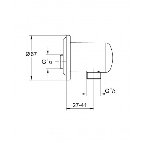 Шлангове підключення Grohe Relexa neutral (28671000)