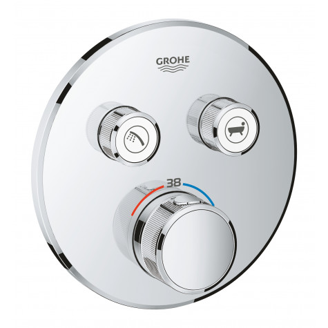 Термостат прихованого монтажу на 2 споживача Grohe Grohtherm SmartControl (29119000)