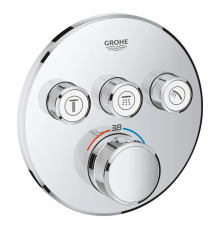 Термостат прихованого монтажу на 3 споживача Grohe Grohtherm SmartControl (29121000)