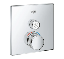 Термостат скрытого монтажа с одной кнопкой управления Grohe Grohtherm SmartControl (29123000)