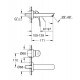 Змішувач для раковини прихованого монтажу Grohe Eurosmart New (29337003)