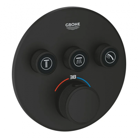 Термостат скрытого монтажа на 3 выхода Grohe Grohtherm SmartControl (29508KF0)