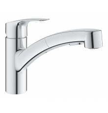 Змішувач для кухні з висувним виливом Grohe Eurosmart New (30305001)