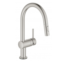 Сенсорний змішувач для кухні з висувним виливом Grohe Minta Touch (31358DC2)