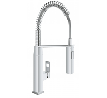 Змішувач для кухні з гнучким виливом Grohe Eurocube (31395000)