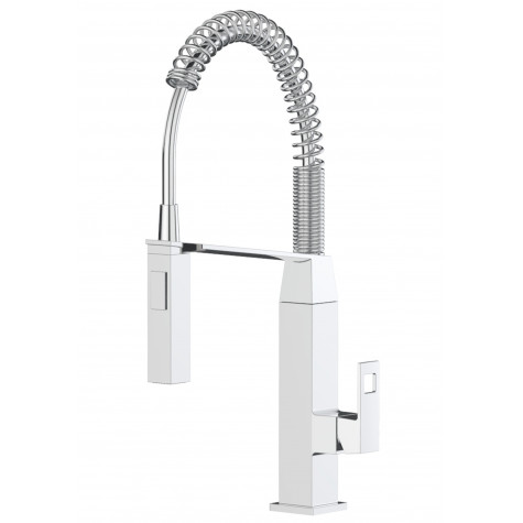 Змішувач для кухні з гнучким виливом Grohe Eurocube (31395000)