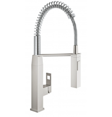 Змішувач для кухні з гнучким виливом Grohe Eurocube (31395DC0)