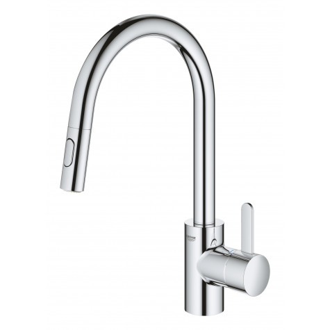 Змішувач для кухні з висувним виливом Grohe Eurosmart Cosmopolitan (31481001)