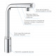 Змішувач для кухні з висувним виливом Grohe Eurosmart New (31613000)