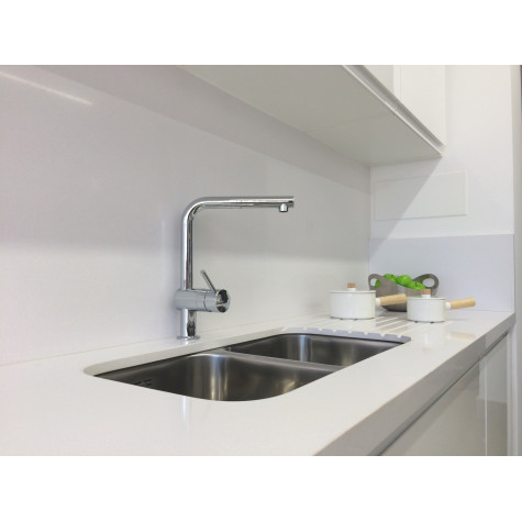 Змішувач для кухні з висувним виливом Grohe Minta (32168000)