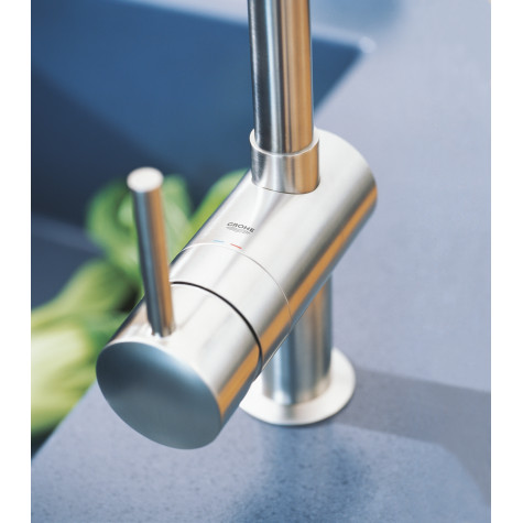 Змішувач для кухні з висувним виливом Grohe Minta (32168000)