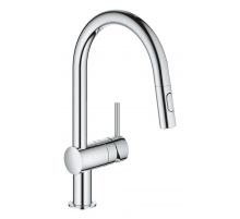 Змішувач для кухні з висувним виливом Grohe Minta (32321002)