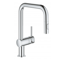 Змішувач для кухні з висувним виливом Grohe Minta (32322002)