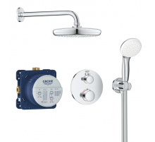 Душова система прихованого монтажу з термостатом Grohe Grohtherm Convent. Concealed (34727000)