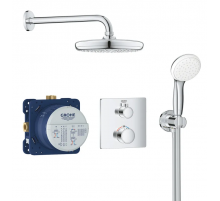Душова система прихованого монтажу з термостатом Grohe Grohtherm Convent. Concealed (34729000)