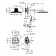 Душова система прихованого монтажу з термостатом Grohe Grohtherm SmartControl (34863000)