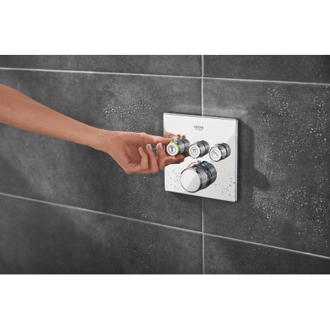 Душова система прихованого монтажу на 3 виходи з термостатом Grohe Grohtherm SmartControl (34864000