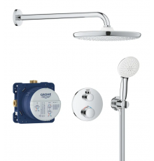 Душова система прихованого монтажу з термостатом Grohe Grohtherm (34872000)