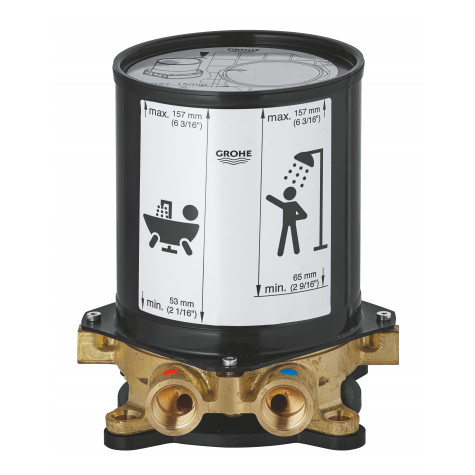Вбудована частина підлогового змішувача Grohe (45984001)