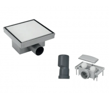 Душевой трап Koer FD30-S150 из нержавеющей стали SUS304 150x150мм (AC0684)