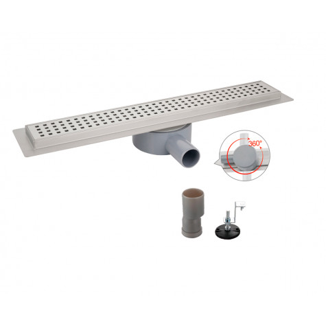 Душовий трап Koer FD02-70x800 з нержавіючої сталі SUS304 70x800мм (AC0688)