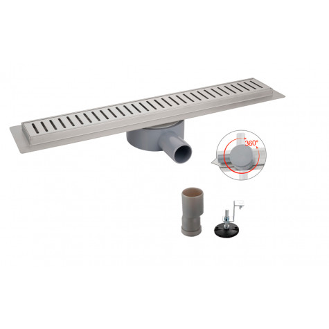 Душовий трап Koer FD03-70x800 з нержавіючої сталі SUS304 70x800мм (AC0692)