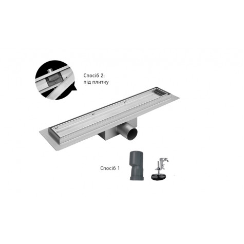 Душевой трап Koer FD30-70x300 из нержавеющей стали SUS304 (AC0696)