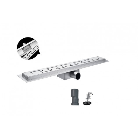 Душовий трап з нержавіючої сталі SUS304 Koer FD04-70x600 (AC0705)