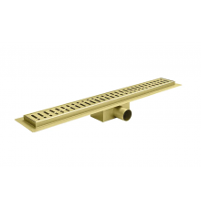 Душовий трап з нержавіючої сталі SUS304 Koer FD35-70x700-Brushed Gold (AC0718)